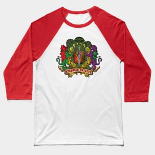 Red Text Variant- Eternian Royalty Crest Baseball T-Shirt